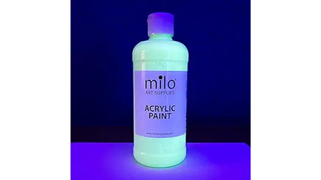glow in the dark acrylic paint