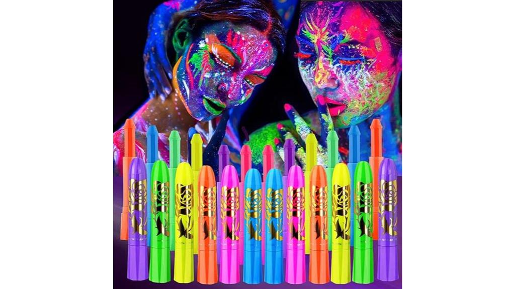 glow in the dark makeup kit
