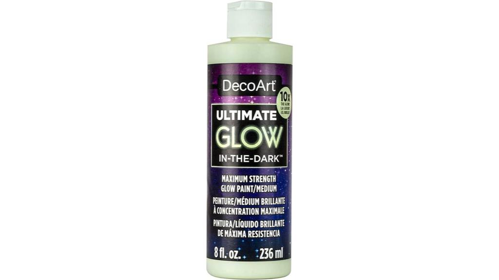 glow in the dark paint 8oz