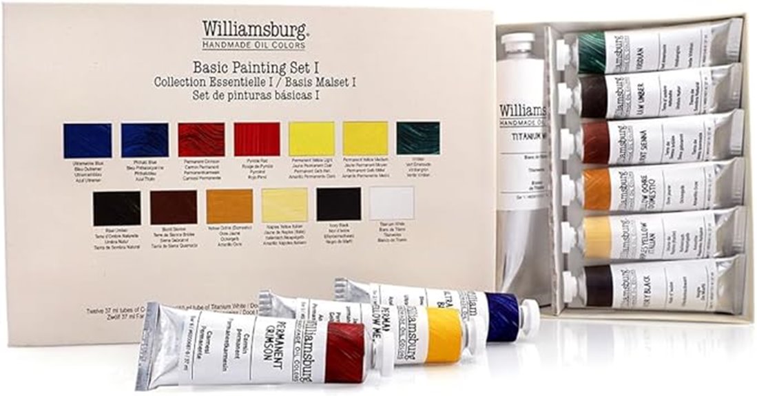 golden williamsburg oil set