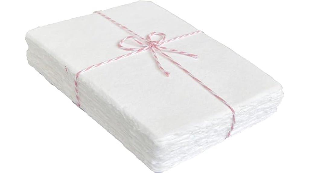 handmade cotton paper pack