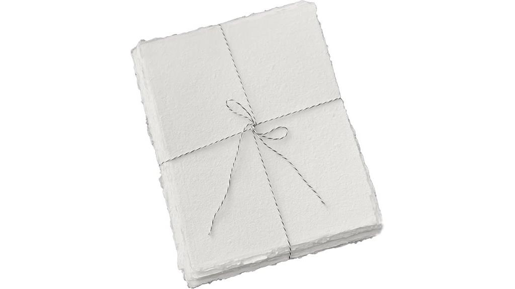 handmade off white watercolor