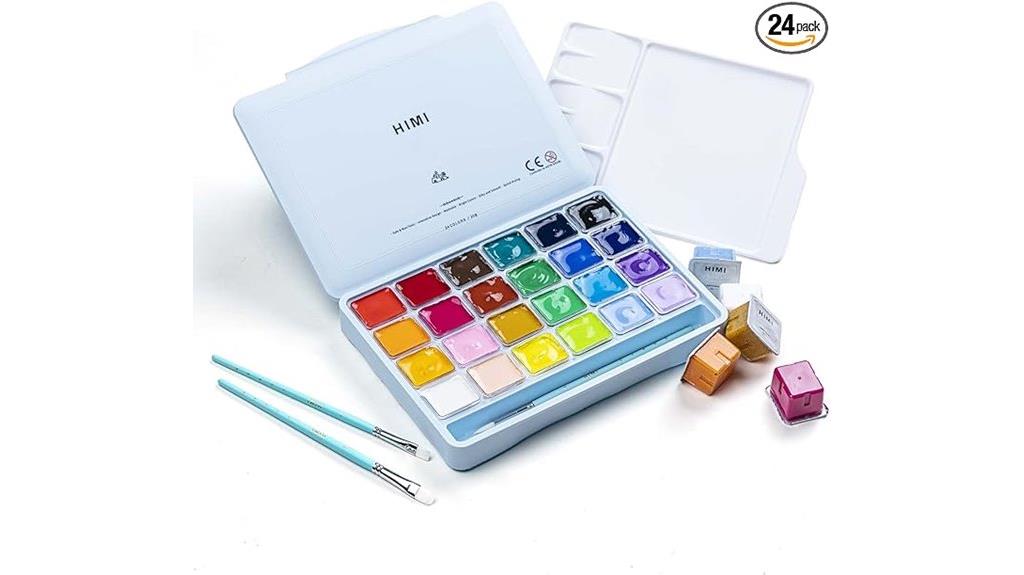 ice blue gouache set
