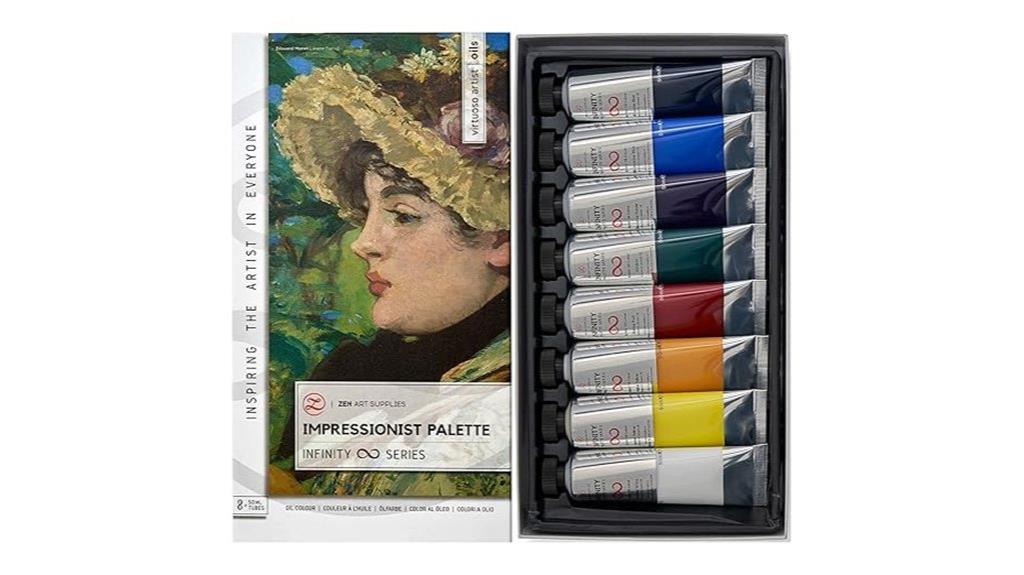 impressionist oil paint set