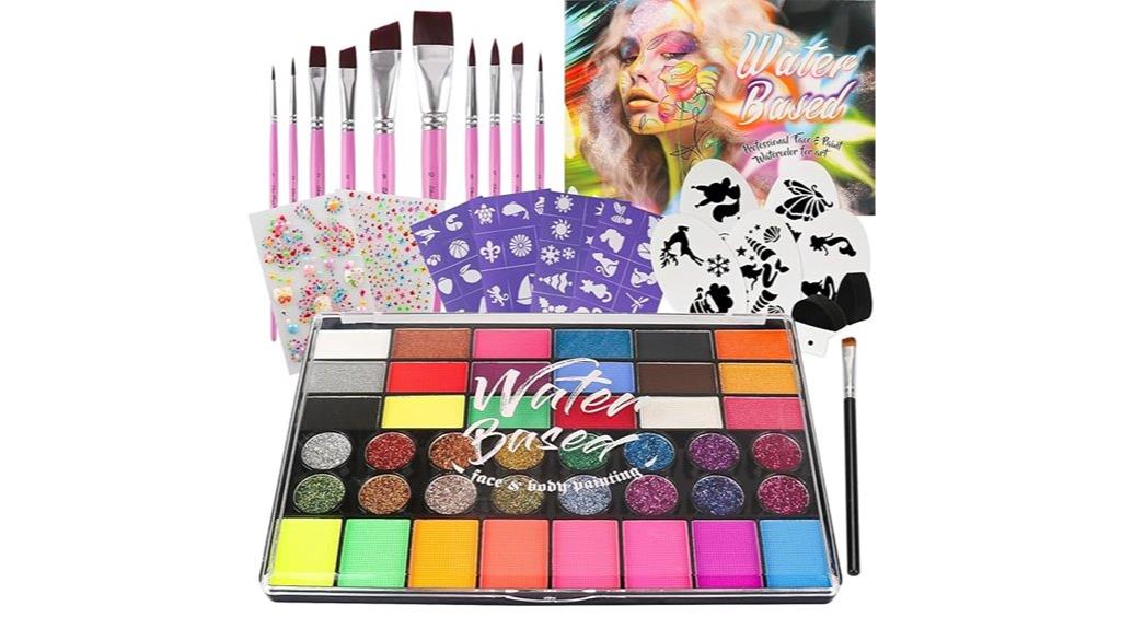 kids 42 color face paint