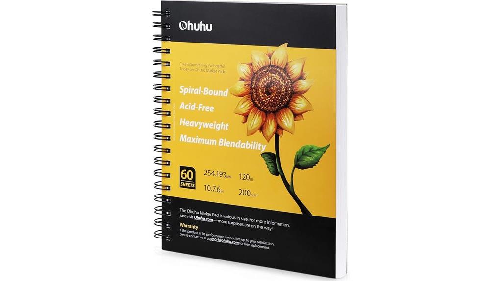 large spiral sketchbook