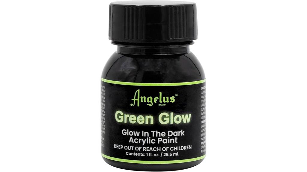 neon green glow paint