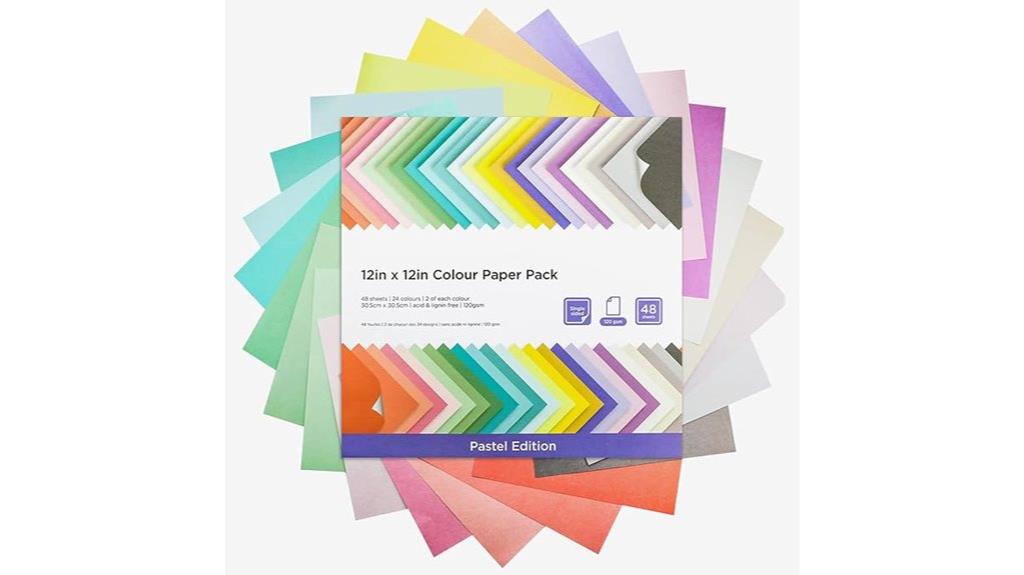 pastel scrapbook paper pack
