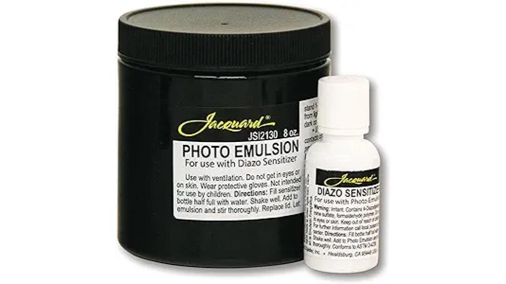 photo emulsion and sensitizer