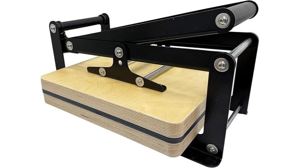 portable hand lever printer