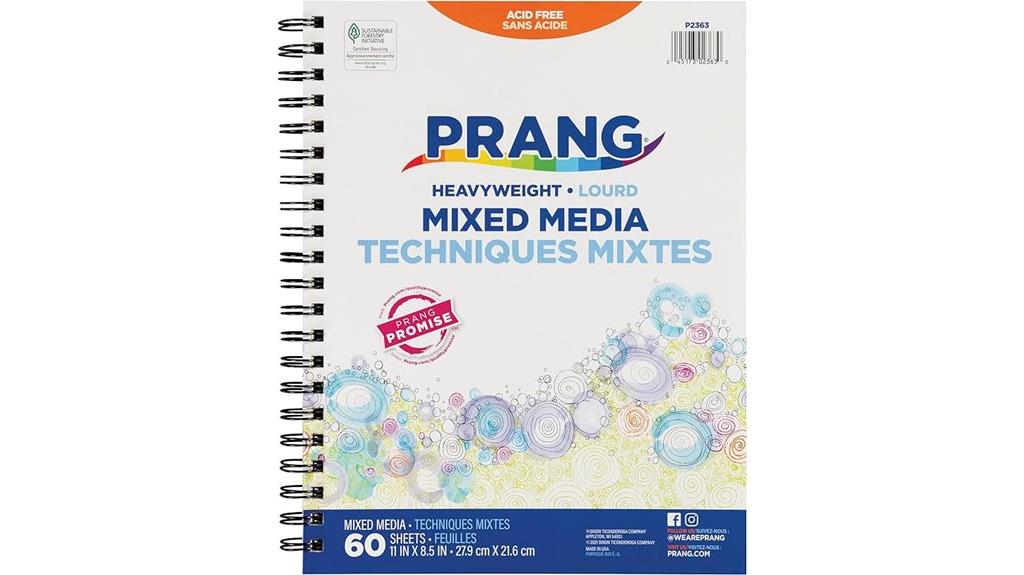 prang art journal notebook