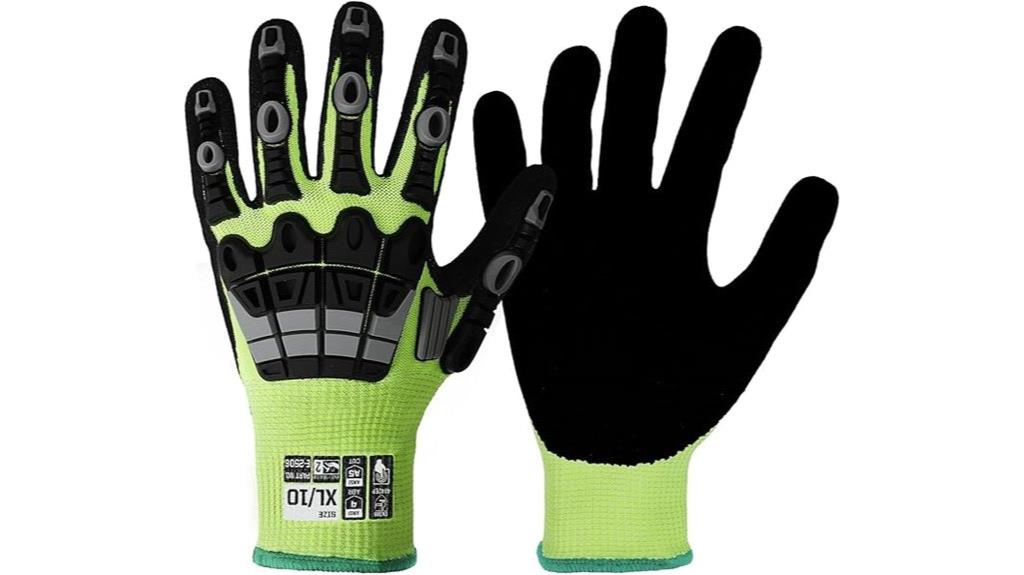 protective cut impact gloves