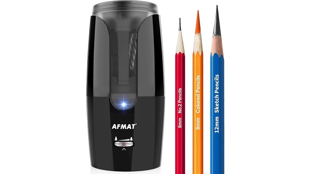 rechargeable artist pencil sharpener