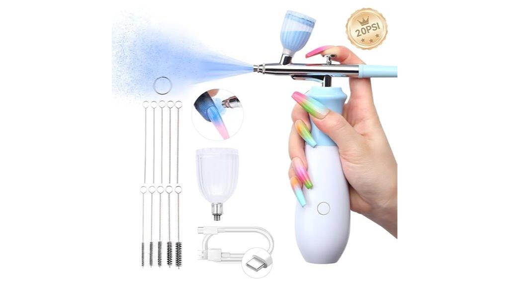 rechargeable nail airbrush kit