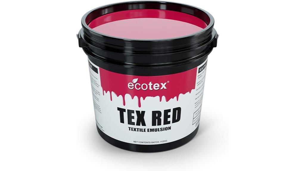 red screen printing emulsion
