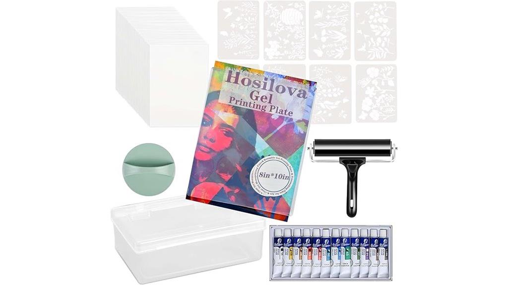 reusable gel printing kit