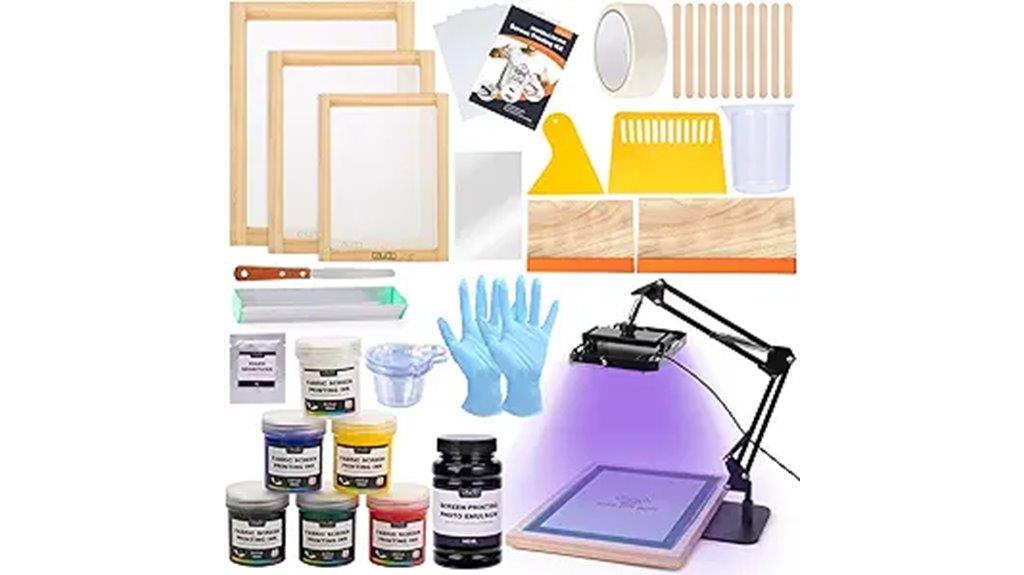 screen printing kit included