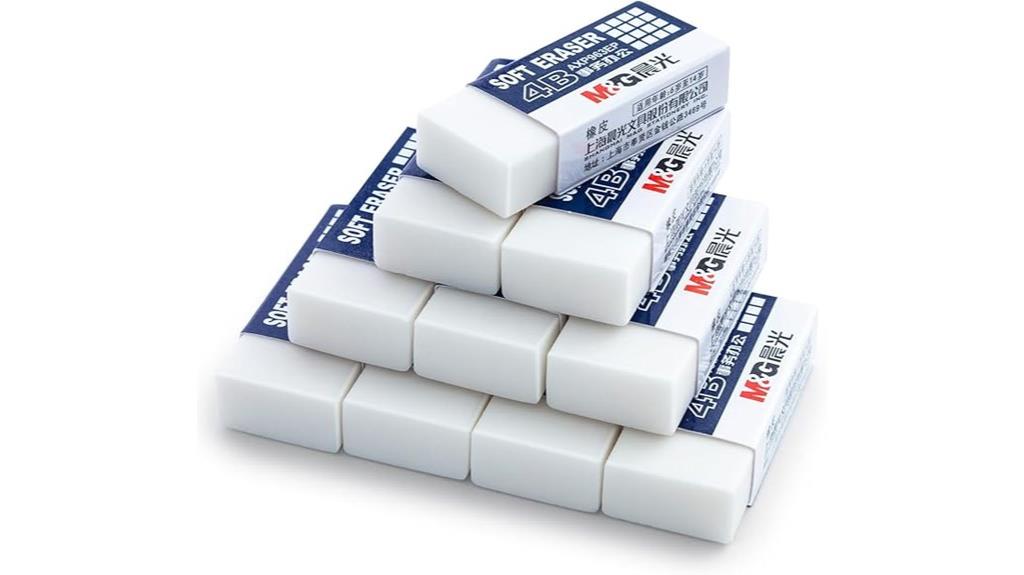 set of twenty four erasers