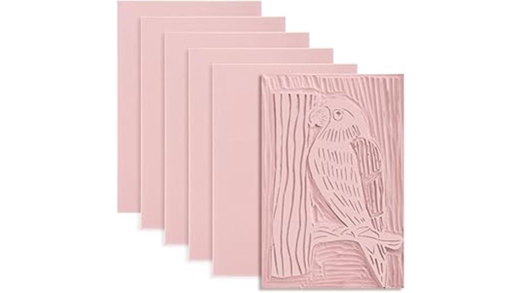 six 4x6 print blocks