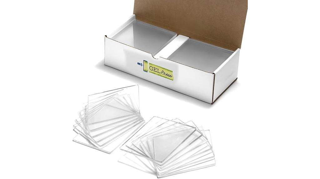 six inch gel plate pack