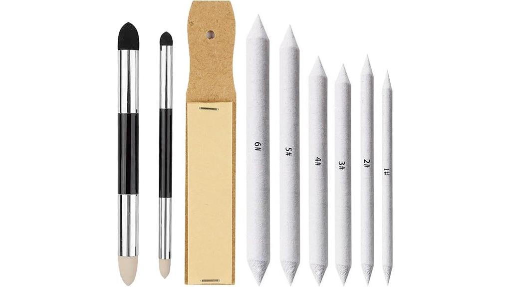 sketching blending stump set