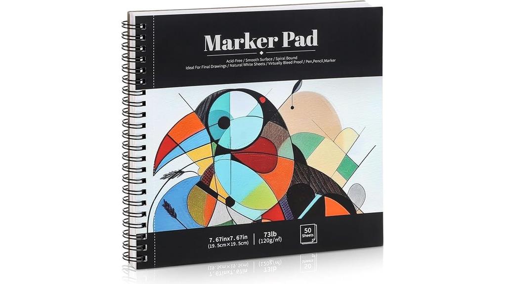 spiral marker sketch pad
