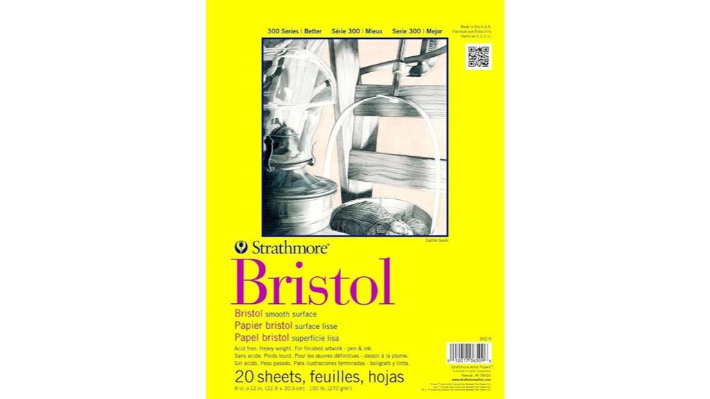 strathmore bristol paper pad