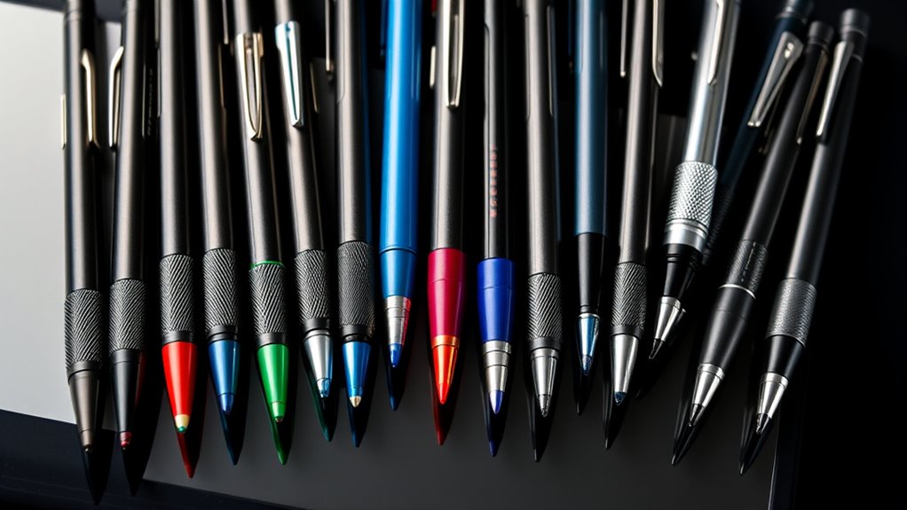 tip variety and ink quality