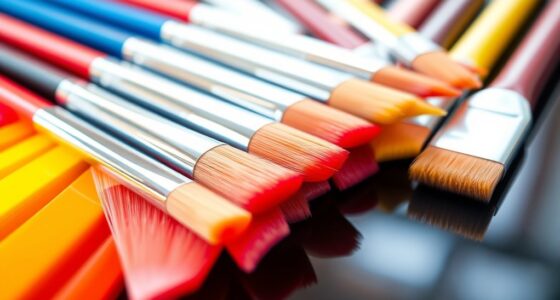 top acrylic flat brushes