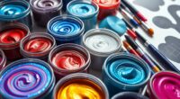 top face painting supplies