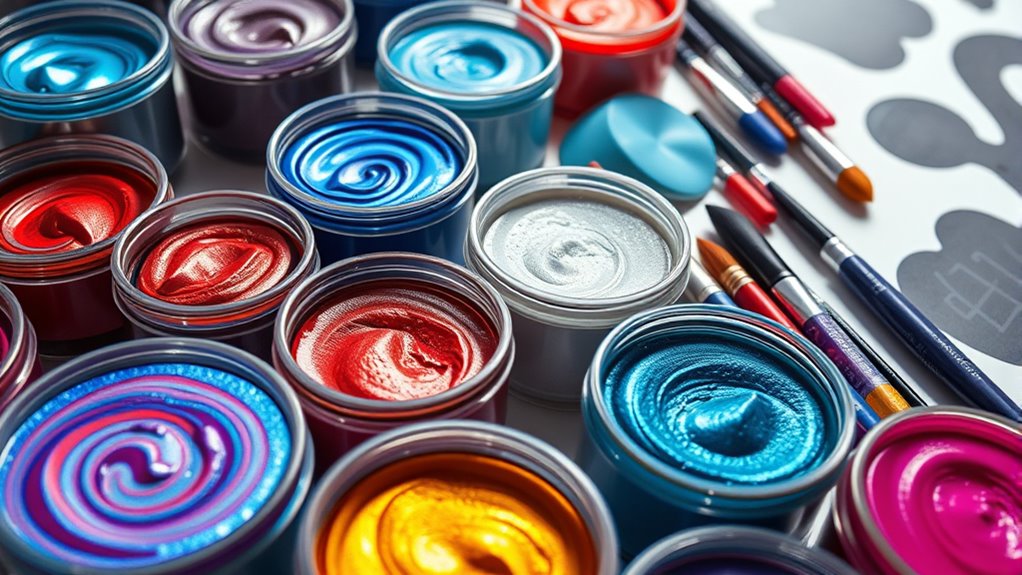 top face painting supplies