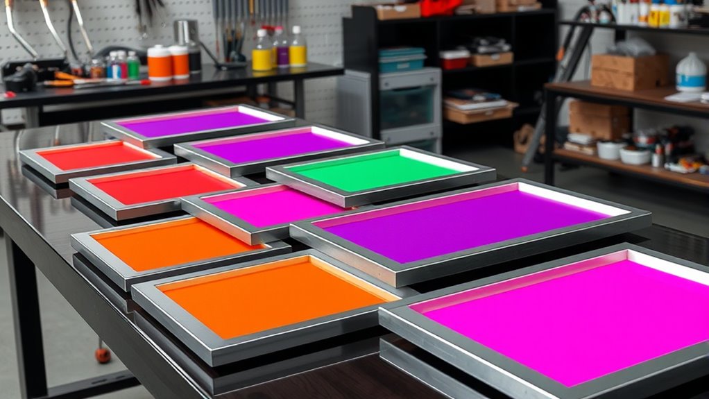top frames for screen printing