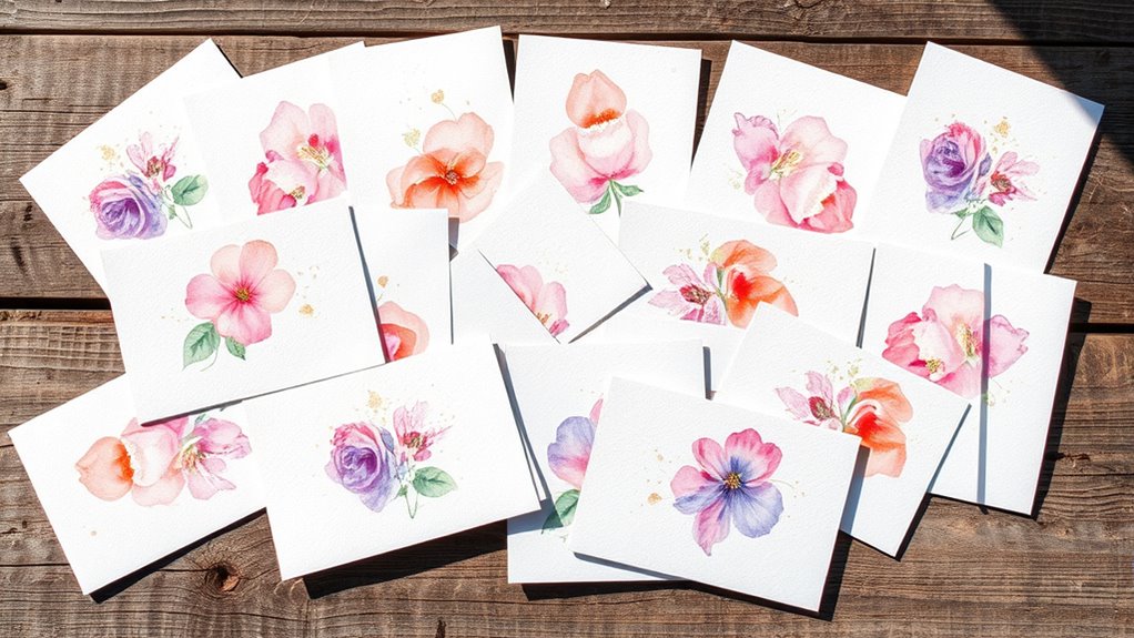 top watercolor postcard selections
