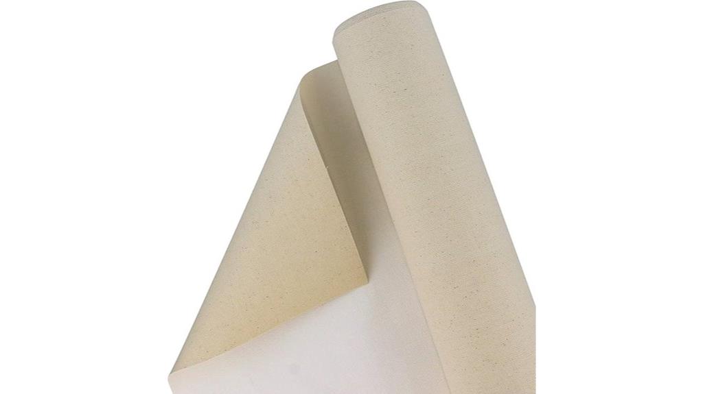 triple primed canvas roll