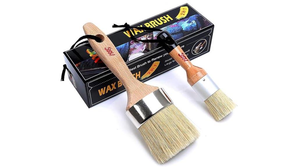 two brush chalk paint set