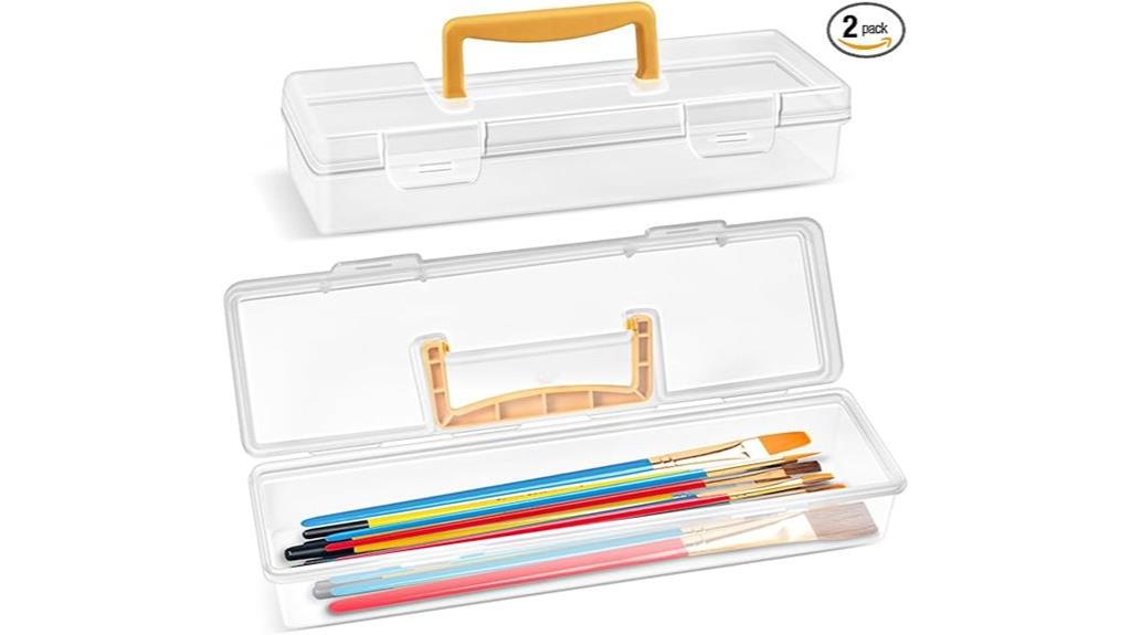 two pack paint brush holder