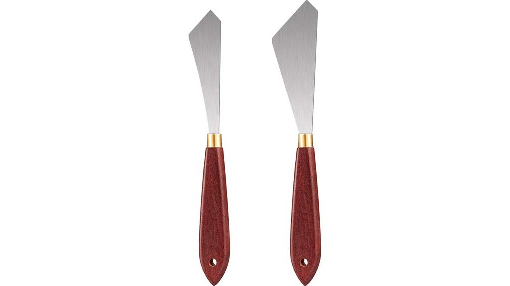 two piece painting knife set