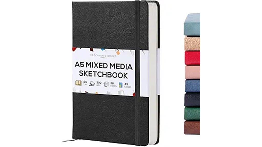 vegan leather sketch book
