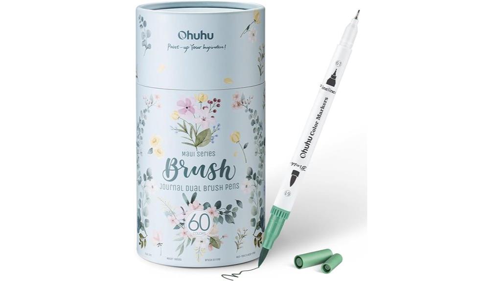 vibrant coloring marker set