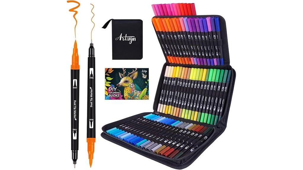 vibrant dual marker set