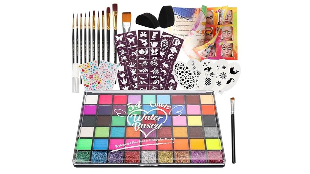 vibrant kids face paint