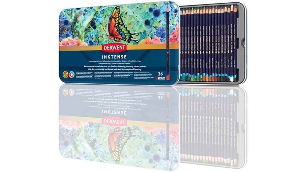 vibrant water soluble pencils