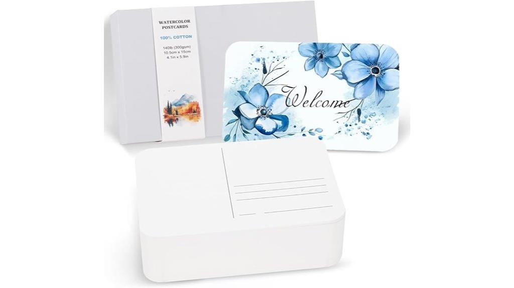watercolor postcards 100 sheets