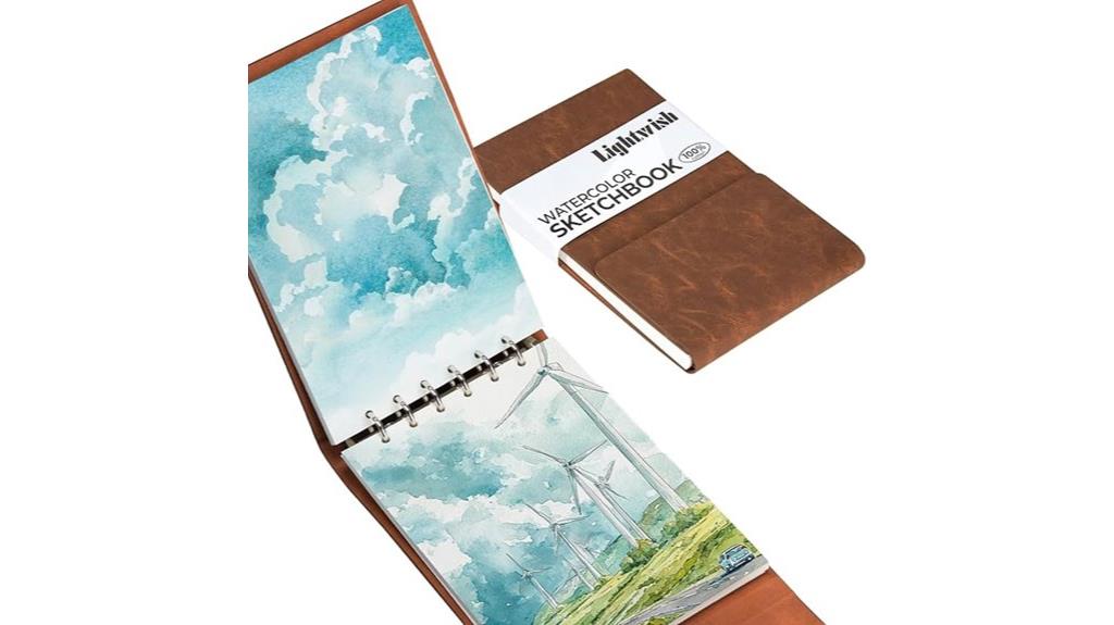 watercolor sketchbook 20 sheets
