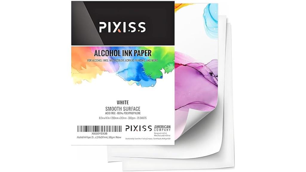 white ink paper sheets