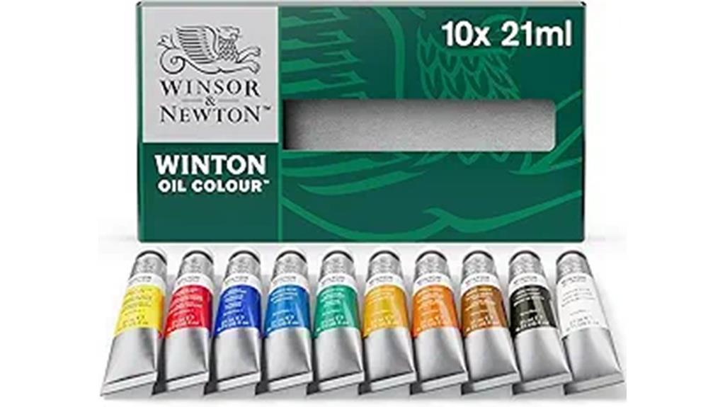 winsor newton 10 tube oil set