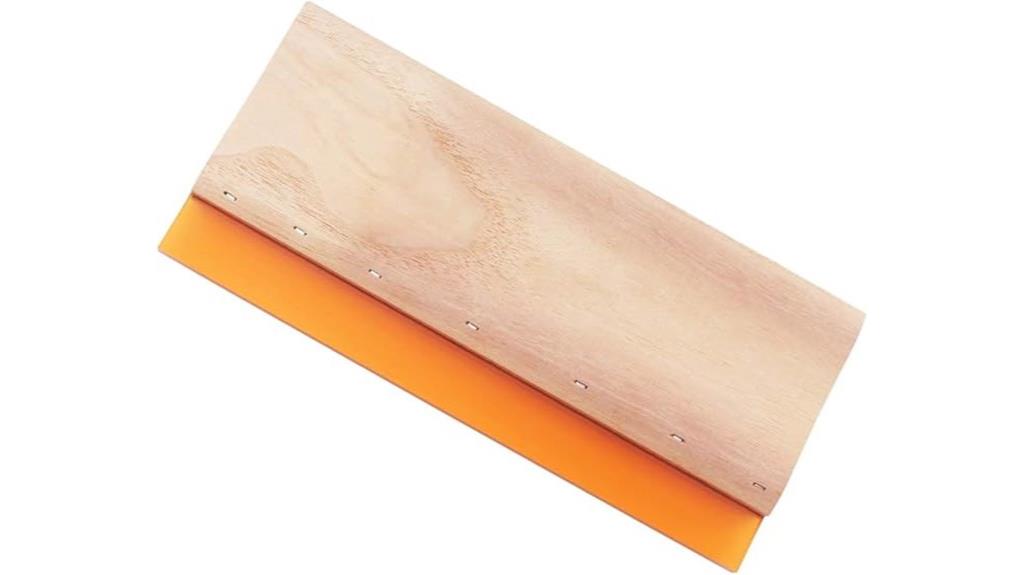 wooden 75 durometer squeegee