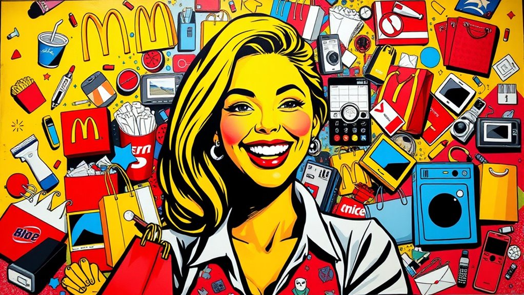 art celebrating consumerism