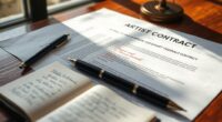artist contract essential terms