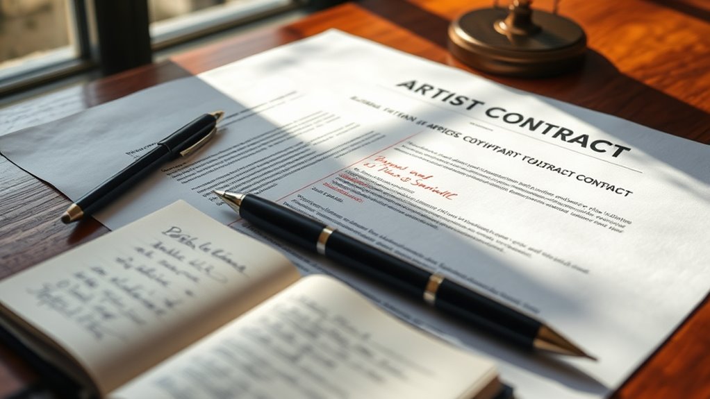 artist contract essential terms